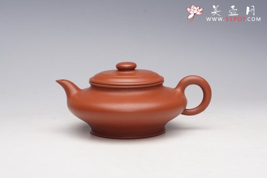 紫砂壶图片：虚扁 - 宜兴紫砂壶网