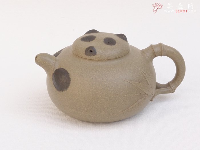紫砂壶图片：熊猫 - 宜兴紫砂壶网