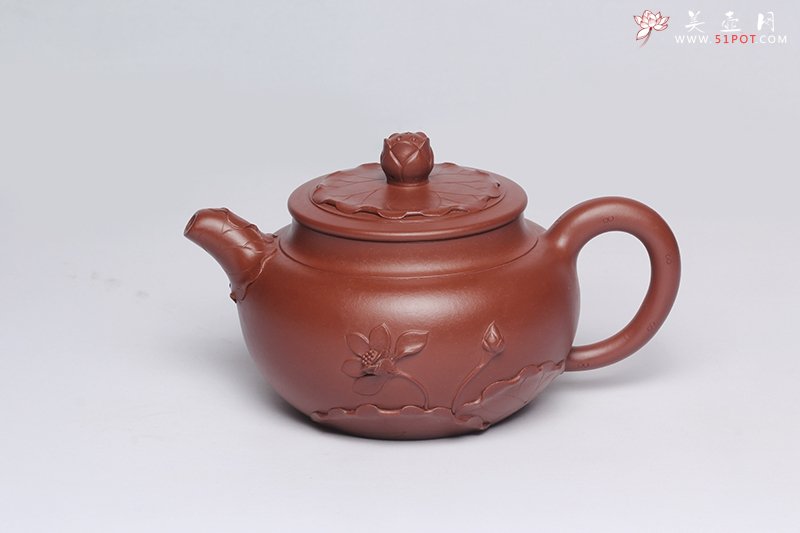 紫砂壶图片：荷塘春色 - 宜兴紫砂壶网