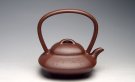 紫砂壶图片：四方合欢提梁壶 - 宜兴紫砂壶网