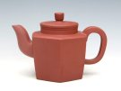 紫砂壶图片：六方老壶（底槽清）400ML - 宜兴紫砂壶网