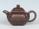 紫砂壶图片：如意传炉   泥料：老紫泥 - 宜兴紫砂壶网