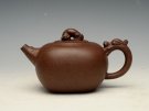 紫砂壶图片：神龙 泥料：金砂点 250cc - 宜兴紫砂壶网