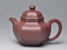 紫砂壶图片：六方掇只 拼紫泥 350cc - 宜兴紫砂壶网