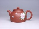 紫砂壶图片：圆樱牡丹 - 宜兴紫砂壶网