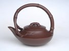 紫砂壶图片：金枝玉叶 泥料：紫泥 容量：350... - 宜兴紫砂壶网