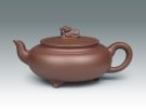 紫砂壶图片：三足祥云 - 宜兴紫砂壶网