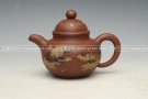 紫砂壶图片：泥绘掇球 - 宜兴紫砂壶网