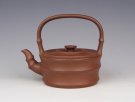 紫砂壶图片：扁竹提梁 - 宜兴紫砂壶网