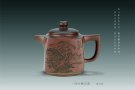 紫砂壶图片：四方秦汉壶 - 宜兴紫砂壶网