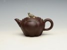 紫砂壶图片：青蛙莲子    容量：200cc - 宜兴紫砂壶网