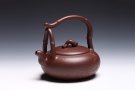 紫砂壶图片：敬竹提梁 - 宜兴紫砂壶网