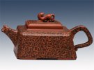 紫砂壶图片：金钱宝方 - 宜兴紫砂壶网