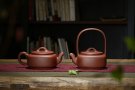 紫砂壶图片：规矩对壶 - 宜兴紫砂壶网