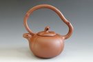 紫砂壶图片：柿子提梁 - 宜兴紫砂壶网