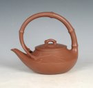 紫砂壶图片：竹节提梁 - 宜兴紫砂壶网