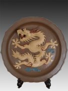 紫砂壶图片：浮龙挂盘 - 宜兴紫砂壶网