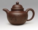 紫砂壶图片：陈传席 掇球 老紫泥 - 宜兴紫砂壶网
