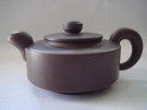 紫砂壶图片：扁玉圆壶 - 宜兴紫砂壶网