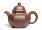紫砂壶图片：六方掇球 350CC - 宜兴紫砂壶网