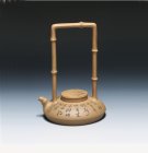 紫砂壶图片：八节提梁 - 宜兴紫砂壶网