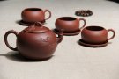 紫砂壶图片：三友套壶 - 宜兴紫砂壶网