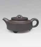 紫砂壶图片：三脚汉玉 - 宜兴紫砂壶网