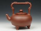 紫砂壶图片：三星提梁 - 宜兴紫砂壶网