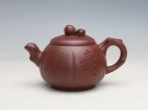 紫砂壶图片：寿桃壶 - 宜兴紫砂壶网