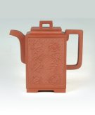 紫砂壶图片：八仙宝方壶 - 宜兴紫砂壶网