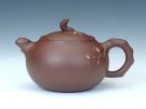 紫砂壶图片：漂口玉兰壶 - 宜兴紫砂壶网