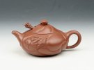 紫砂壶图片：扁鱼化龙 250cc 原矿朱泥 - 宜兴紫砂壶网