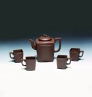 紫砂壶图片：龙凤玉玺茶具 - 宜兴紫砂壶网