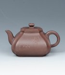 紫砂壶图片：抽角石瓢 - 宜兴紫砂壶网