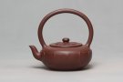 紫砂壶图片：菱花提梁 - 宜兴紫砂壶网