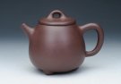紫砂壶图片：高石瓢壶 底槽清 - 宜兴紫砂壶网