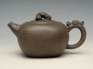 紫砂壶图片：神龙 泥料：青灰泥 250cc - 宜兴紫砂壶网