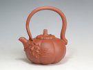 紫砂壶图片：南瓜提梁 - 宜兴紫砂壶网