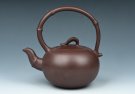 紫砂壶图片：竹节提梁 - 宜兴紫砂壶网