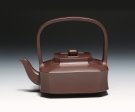 紫砂壶图片：八方提梁 - 宜兴紫砂壶网