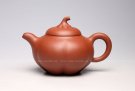 紫砂壶图片：《南瓜》泥料：降坡泥  容量160cc - 宜兴紫砂壶网