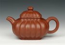 紫砂壶图片：筋囊朱泥传炉 - 宜兴紫砂壶网