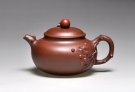 紫砂壶图片：《硕果》泥料：紫泥  容量：350cc - 宜兴紫砂壶网