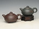 紫砂壶图片：梅竹对壶  容量：380cc - 宜兴紫砂壶网