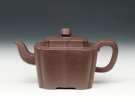 紫砂壶图片：四方抽角特魁 - 宜兴紫砂壶网