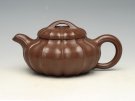 紫砂壶图片：菱花线圆 - 宜兴紫砂壶网