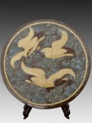 紫砂壶图片：松鹤长青 - 宜兴紫砂壶网