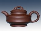 紫砂壶图片：双线竹鼓 - 宜兴紫砂壶网