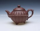 紫砂壶图片：三脚菱花 - 宜兴紫砂壶网