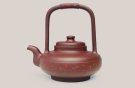 紫砂壶图片：紫玉金砂提梁 - 宜兴紫砂壶网